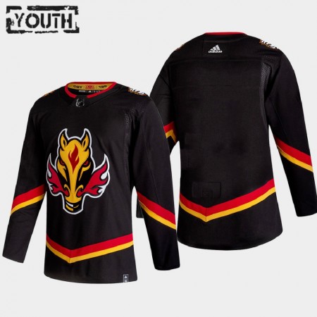 Dětské Hokejový Dres Calgary Flames Dresy Blank 2020-21 Reverse Retro Authentic